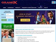 Tablet Screenshot of grandxaffiliates.com